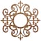 Ekena Millwork Dijon Wood Fretwork Pierced Ceiling Medallion, Walnut, 16"OD x 5 1/4"ID x 3/8"T CMWP16X16X0375DIWA - alternate 1